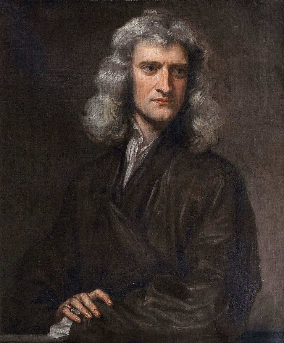 Historical portrait of Isaac Newton
